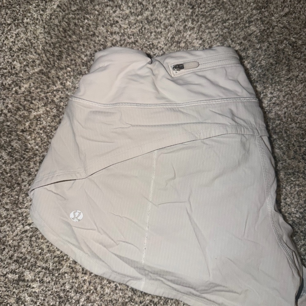 lululemon athletica white Athletic Shorts